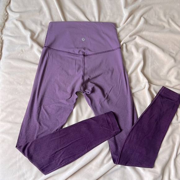 Lululemon | Size 4 Purple 28" Spray Ombre Align Pant - Picture 7 of 7